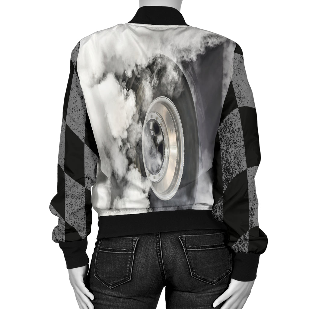 Drag Racing Women's Bomber Jacket
