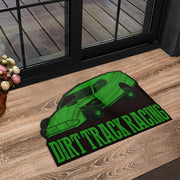 Custom shaped dirt modified door mat