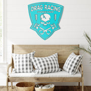 Drag Racing Forever Metal Sign