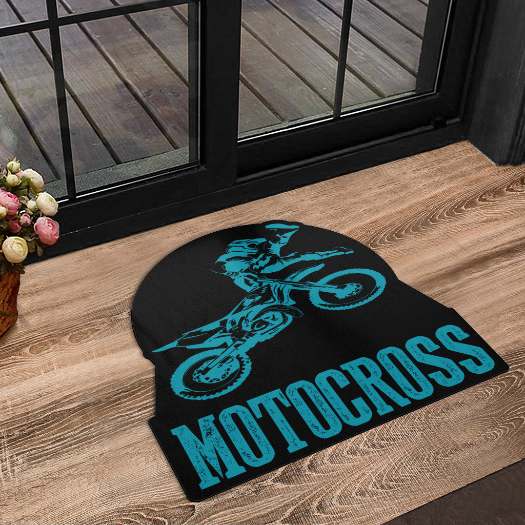 Custom Shaped Motocross Door Mat V3