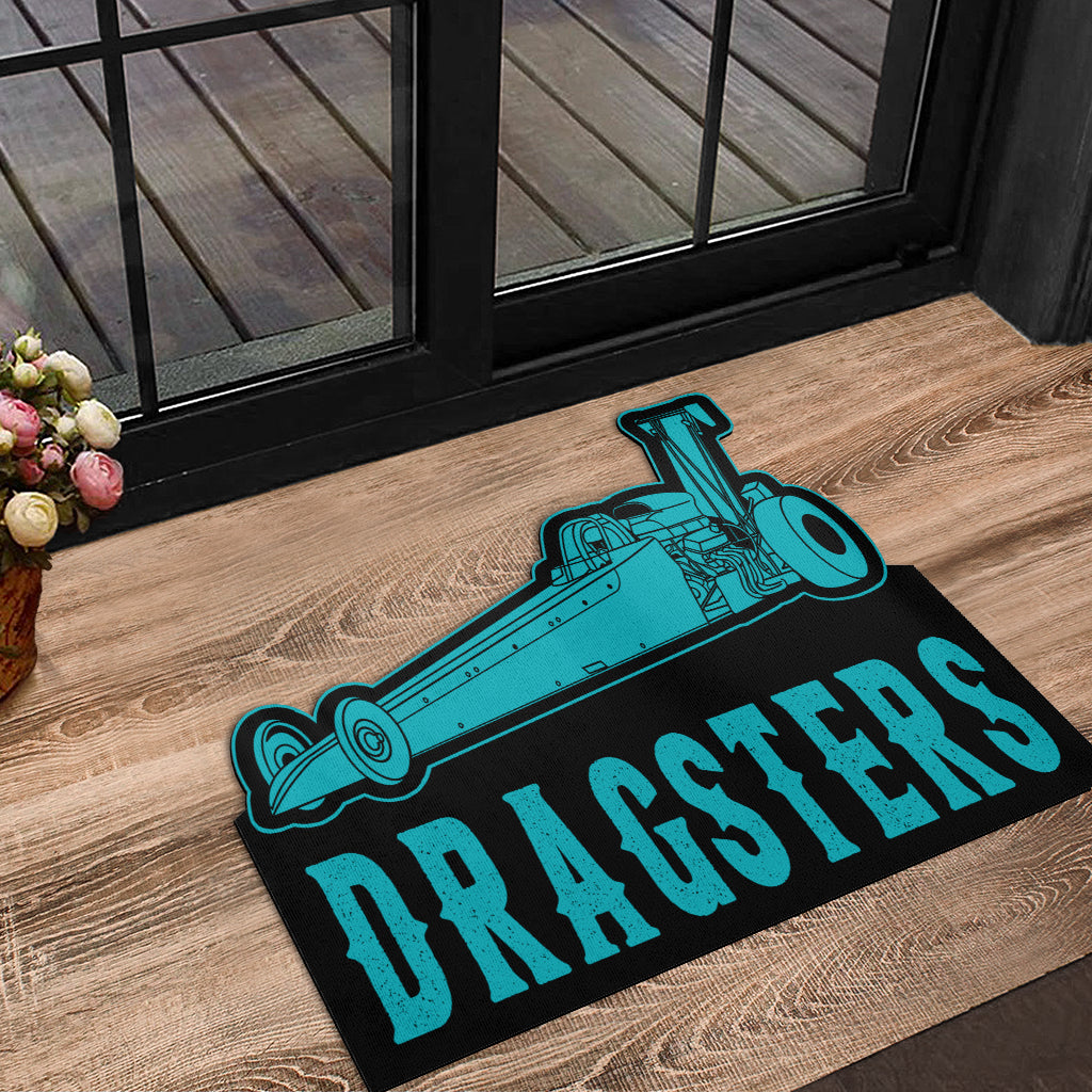 Custom Shaped Dragster Door Mat