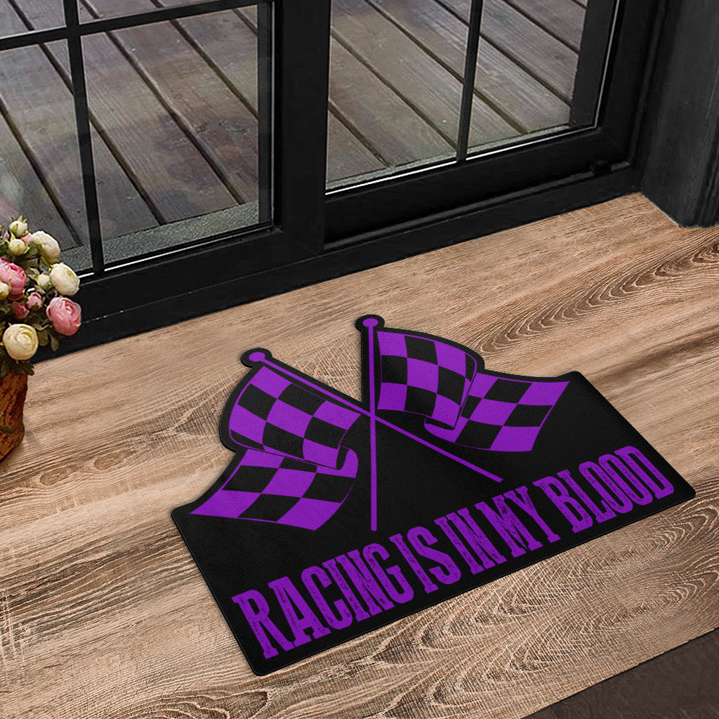 Racing Shaped Door Mats