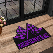 Racing Shaped Door Mats