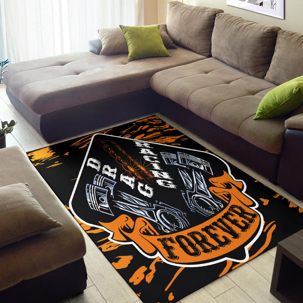 Drag Racing Forever Rug