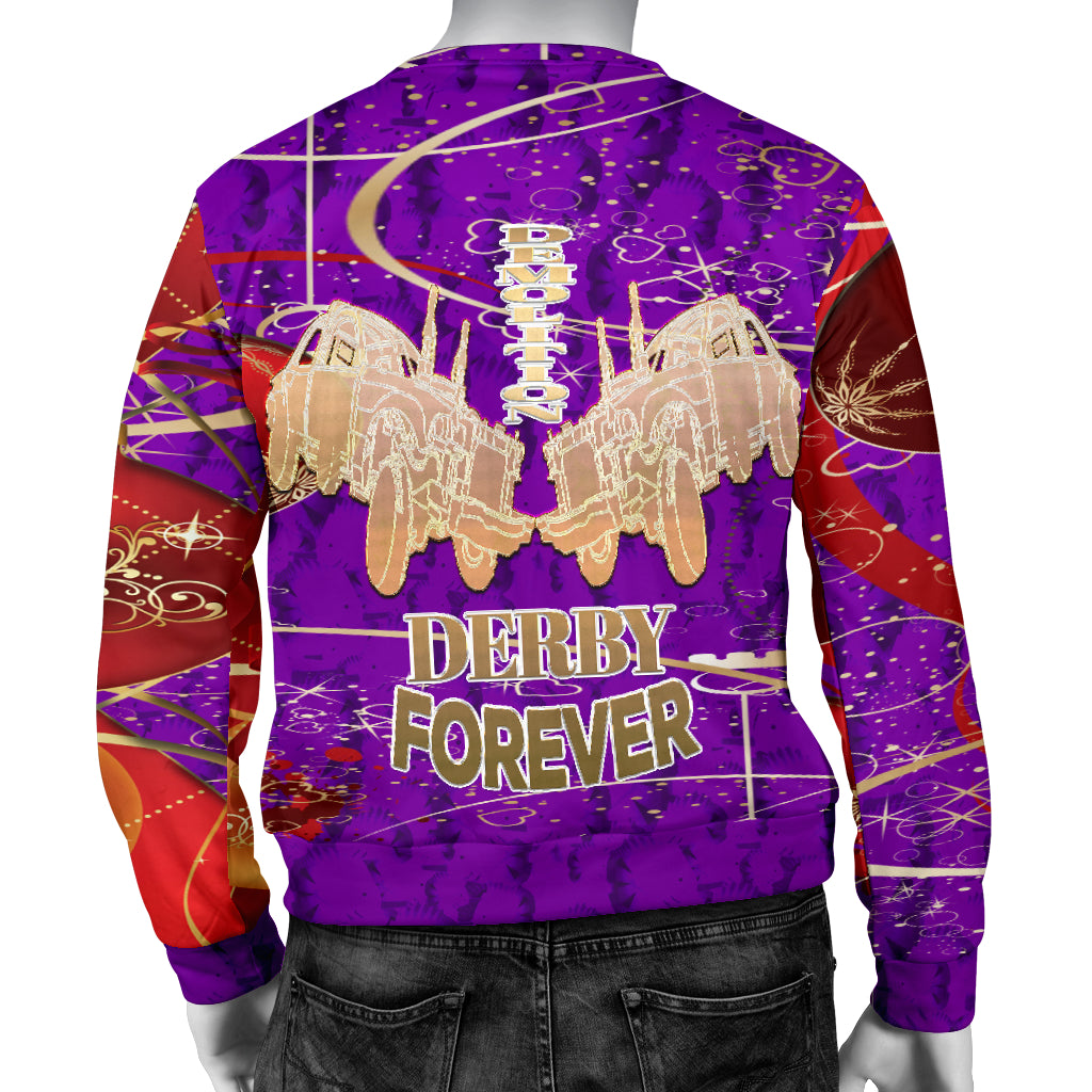 Demolition Derby Ugly Men's Sweater