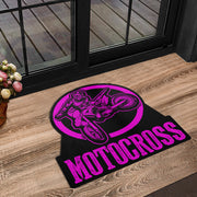 Custom Shaped Motocross Door Mat
