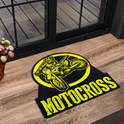 Custom Shaped Motocross Door Mat