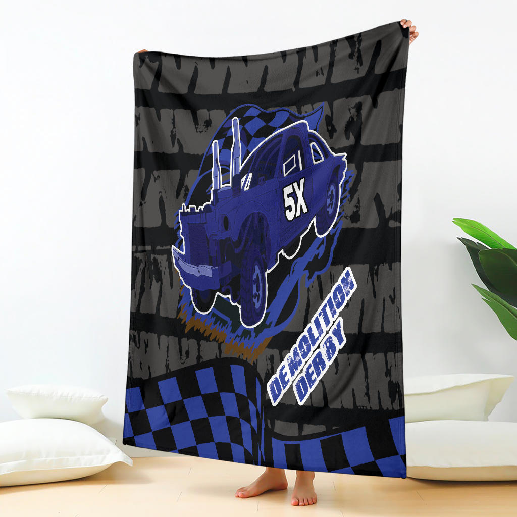 Custom Demolition Derby blanket