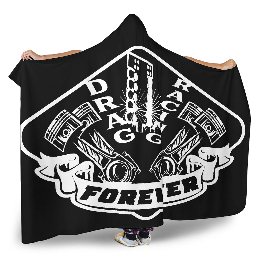 Drag Racing Forever Hooded Blanket