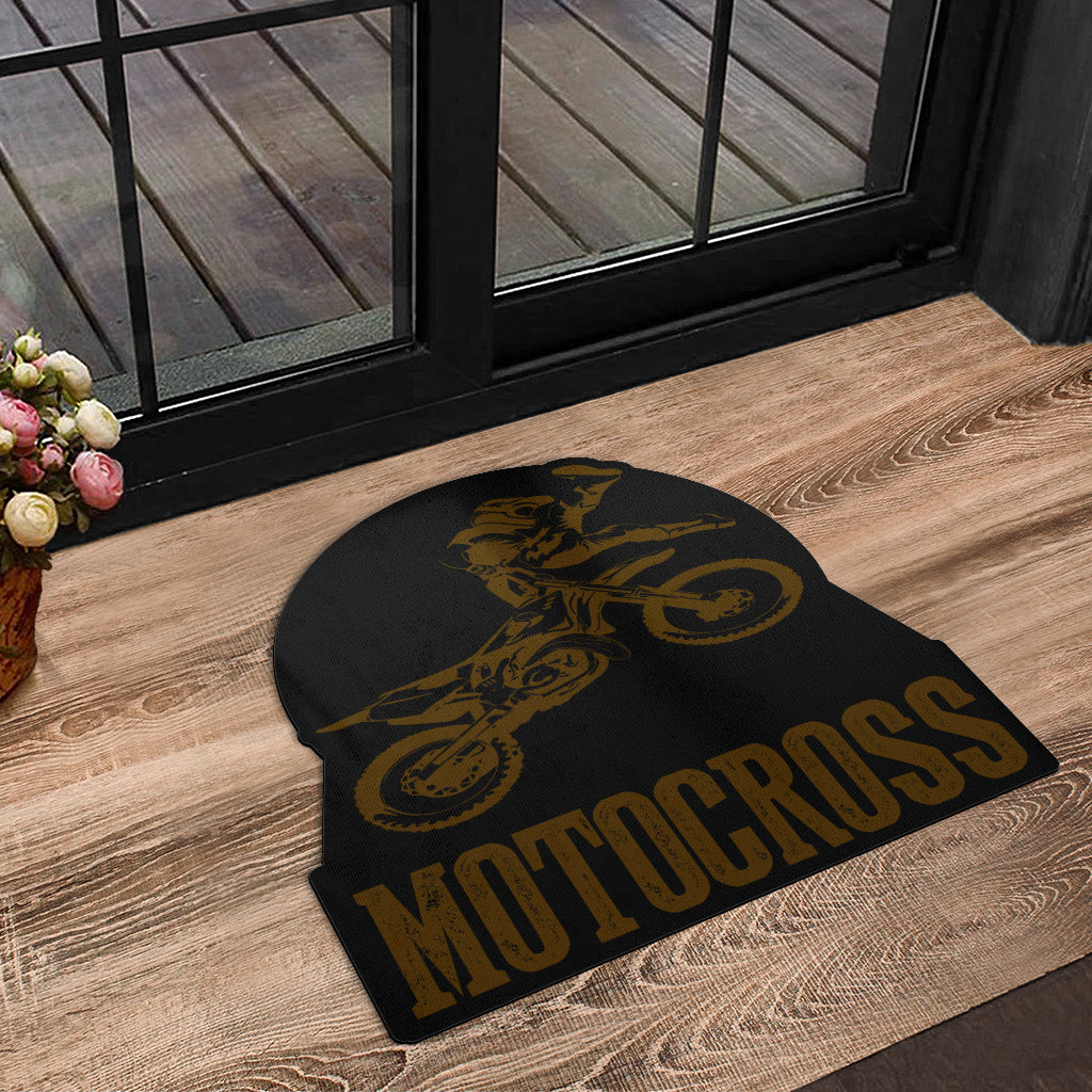 Custom Shaped Motocross Door Mat V8