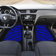 Racing Checkered Flag Car Mats