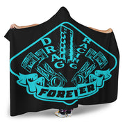 Drag Racing Forever Hooded Blanket