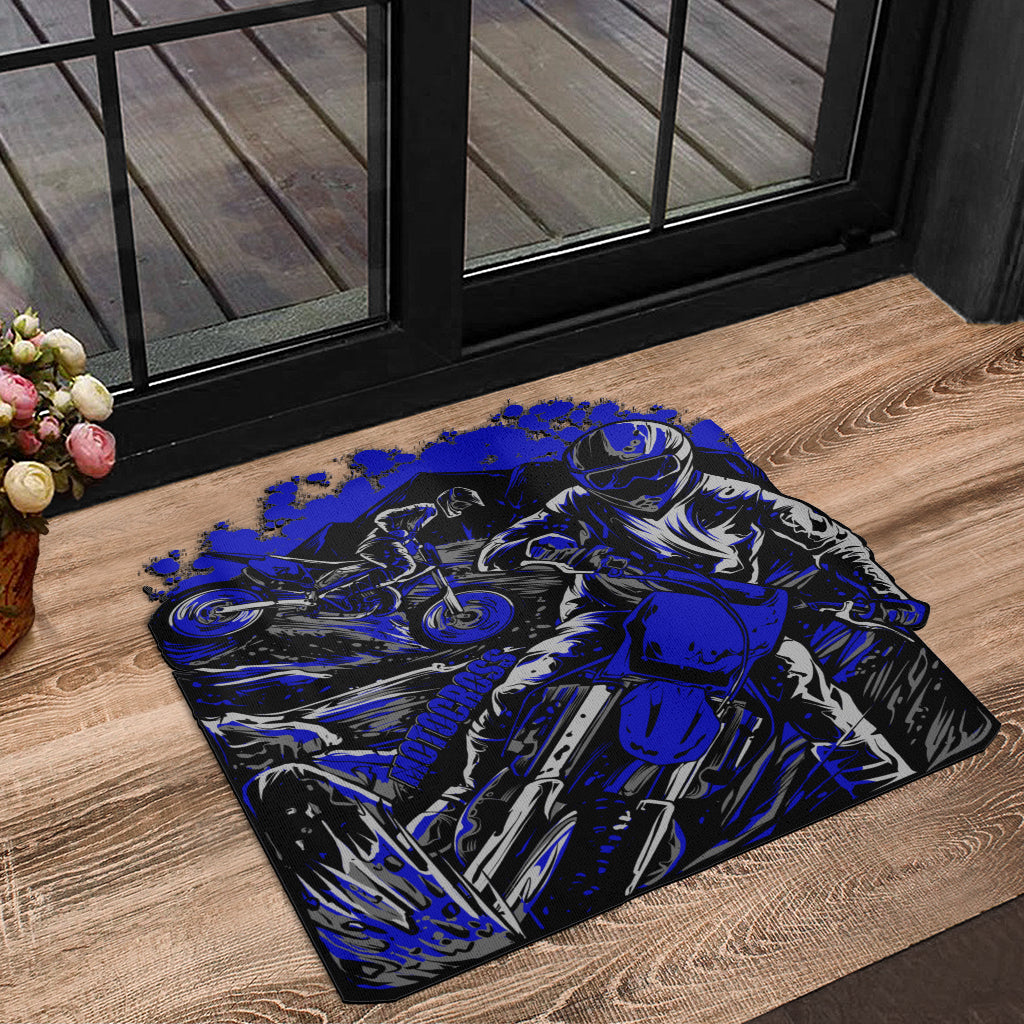 Custom Shaped Motocross Door Mat