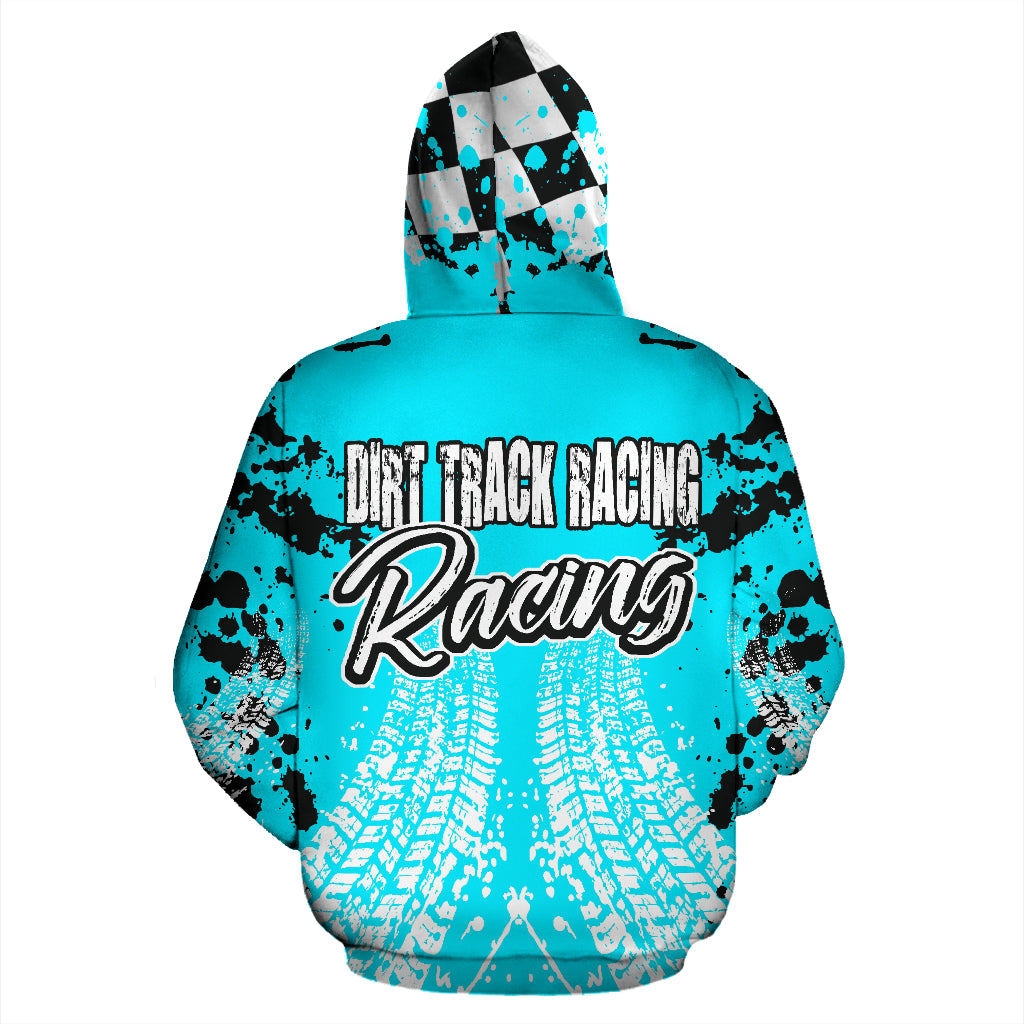 Dirt Track Racing Zip Up Hoodie RBNCB