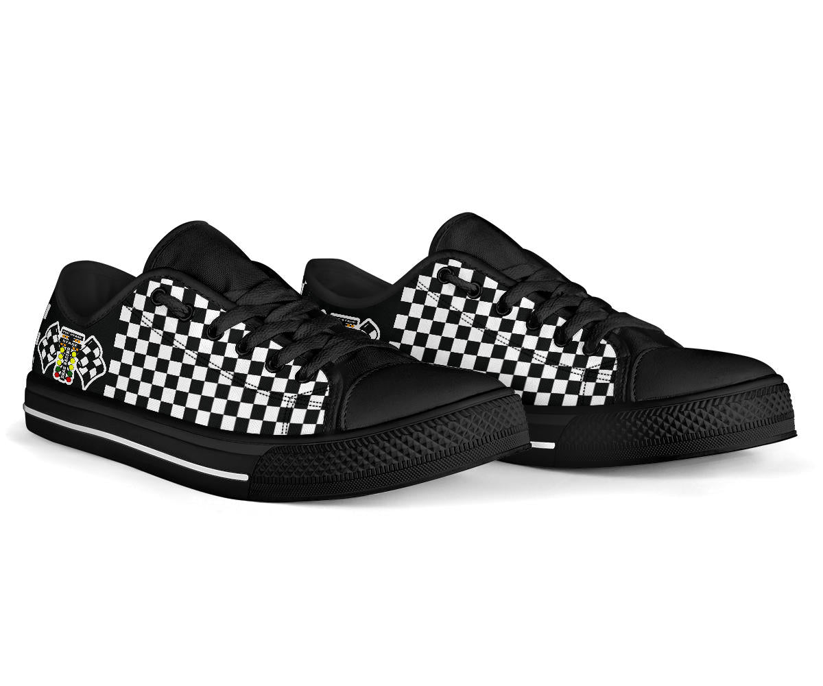 Drag Racing Low Tops Black Sole