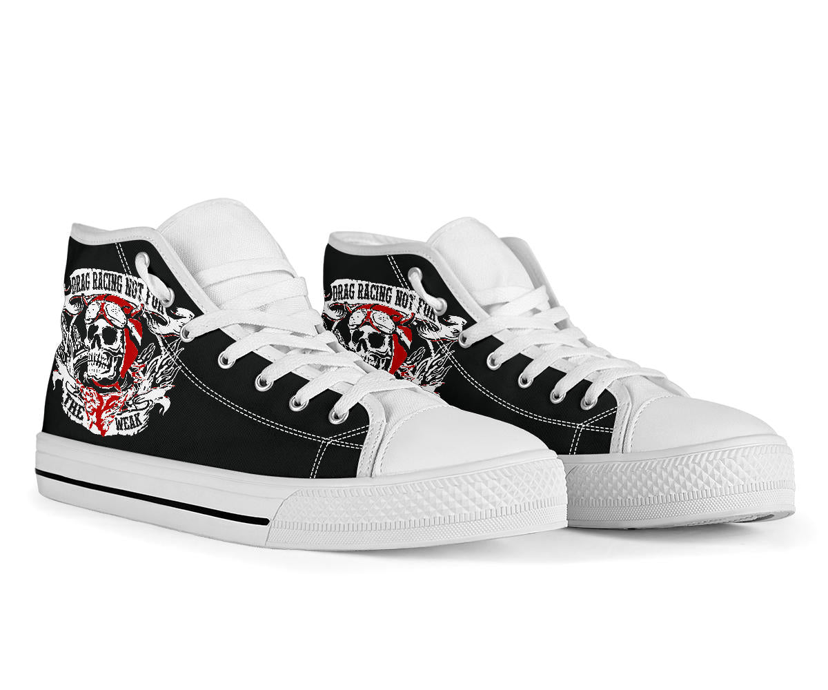 Drag Racing High Top Shoes
