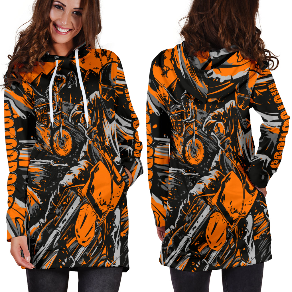 Motocross Hoodie Dress