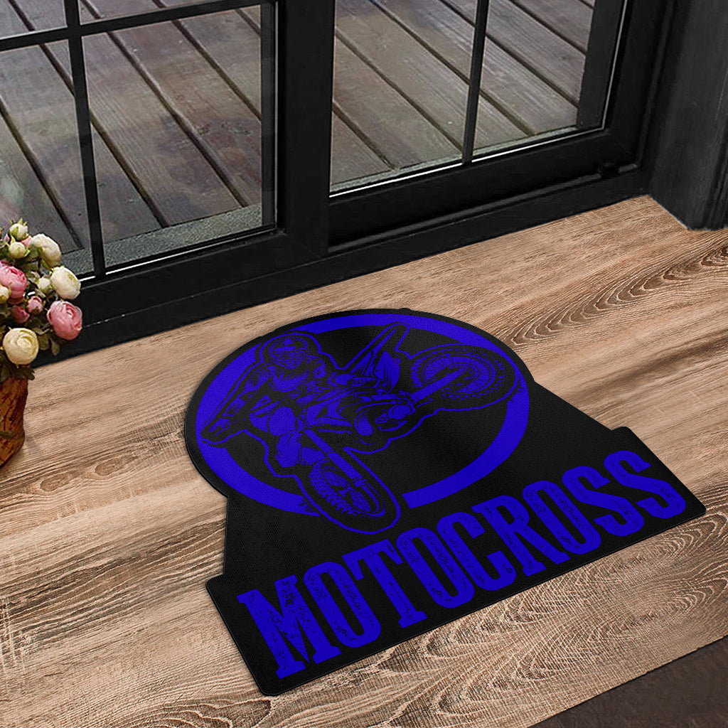 Custom Shaped Motocross Door Mat