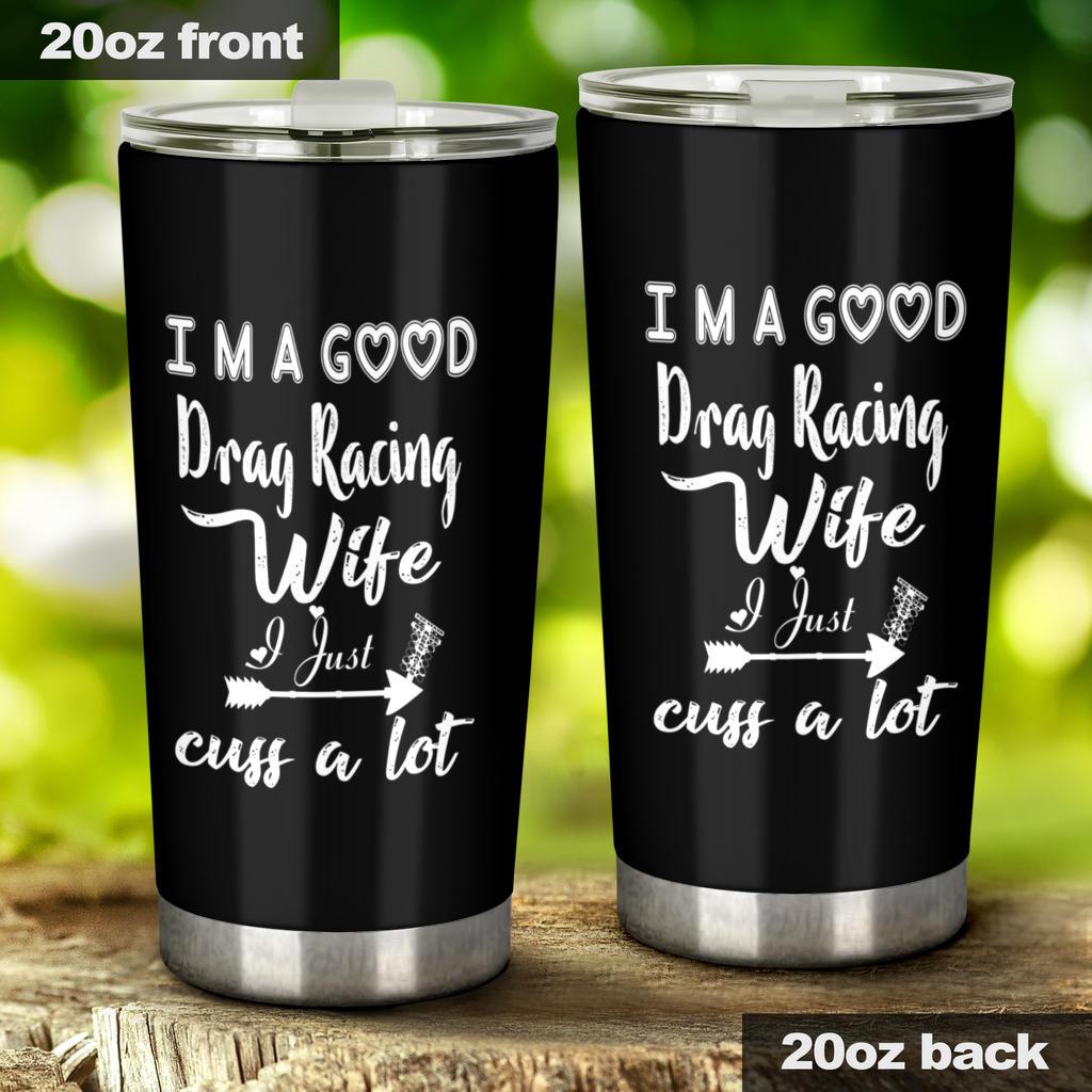 Drag racing tumbler