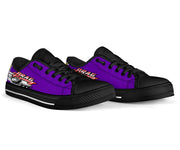 Drag Racing Low Top Shoes purple
