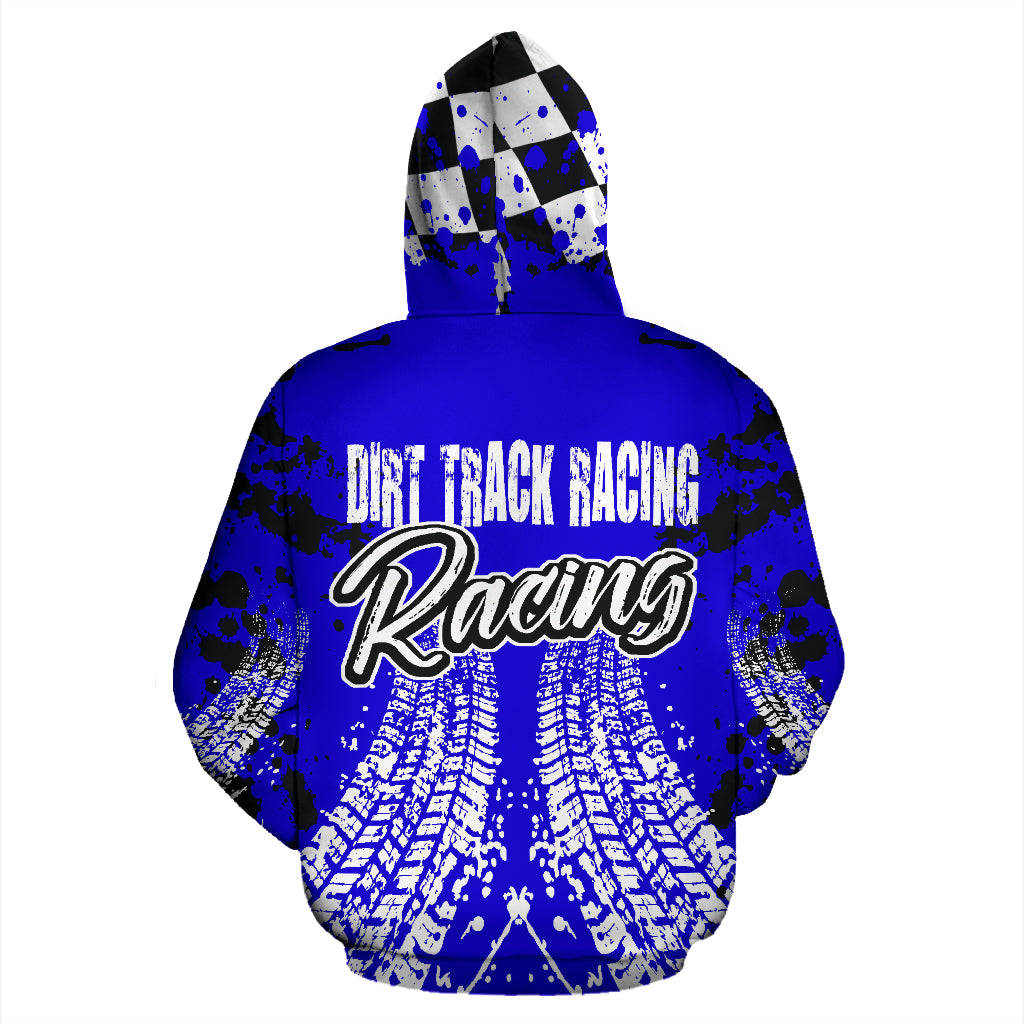 Dirt Track Racing Zip Up Hoodie RBNB