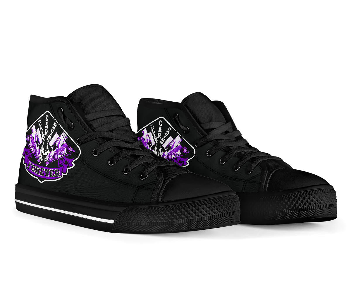 Sprint Car Racing High Top Shoes