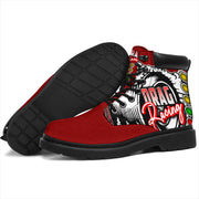Drag Racing All-Season Boots red
