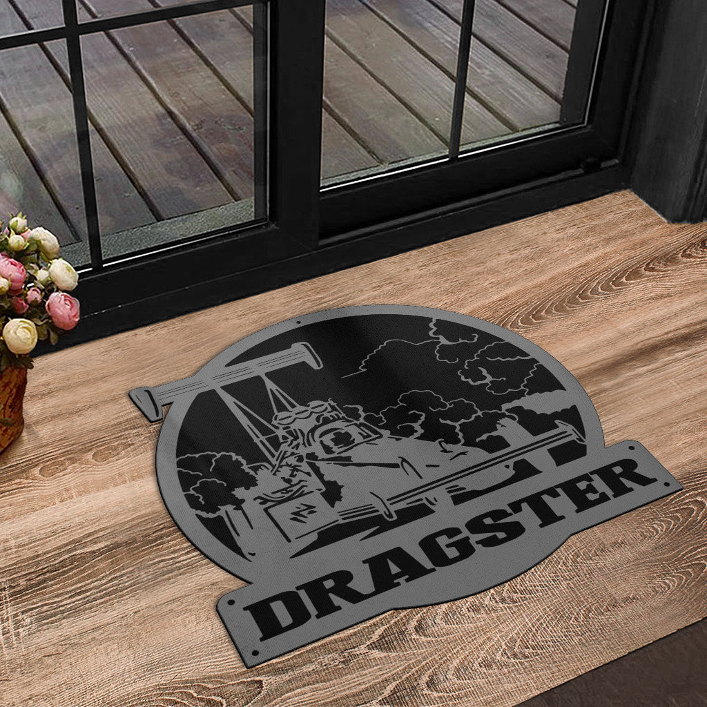 Custom Shaped Dragster Door Mat