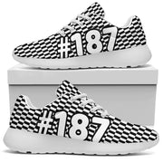 Racing Sneakers Checkered Flag