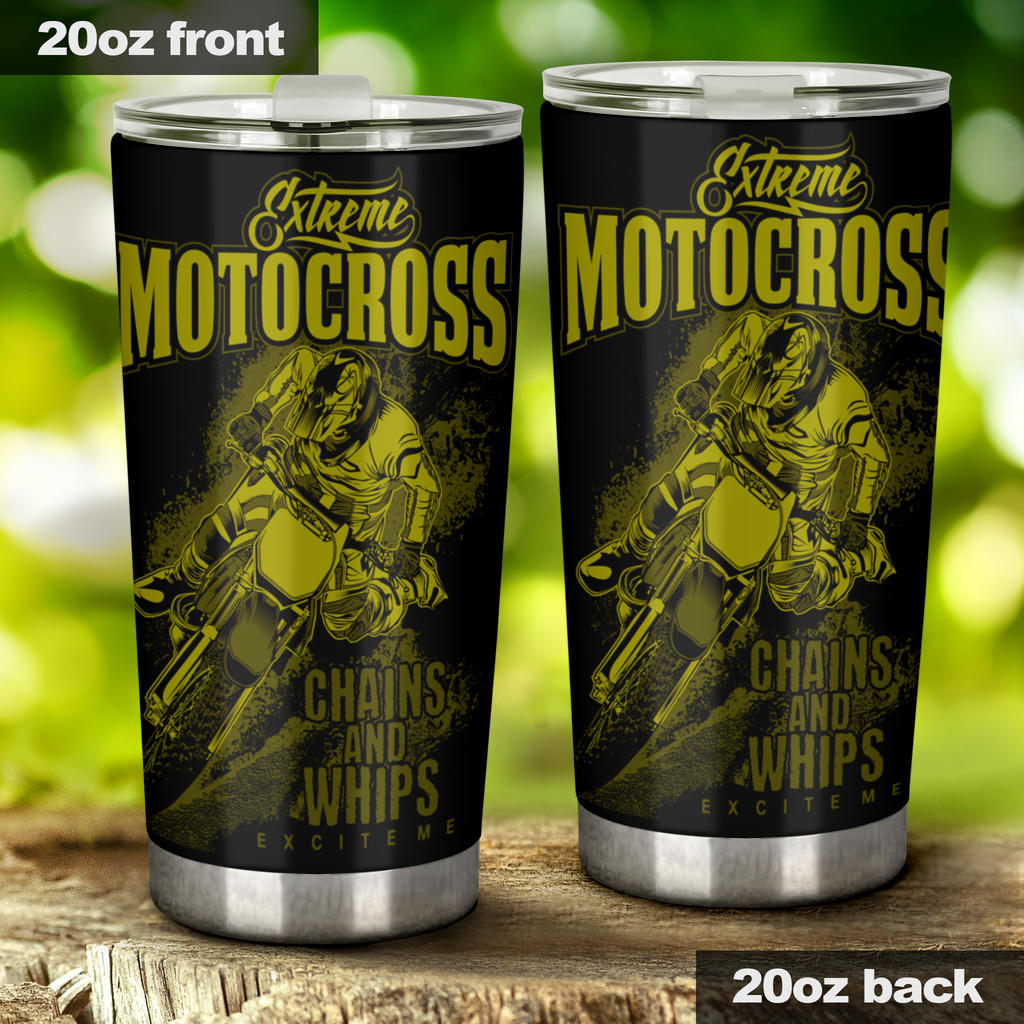 motocross tumbler