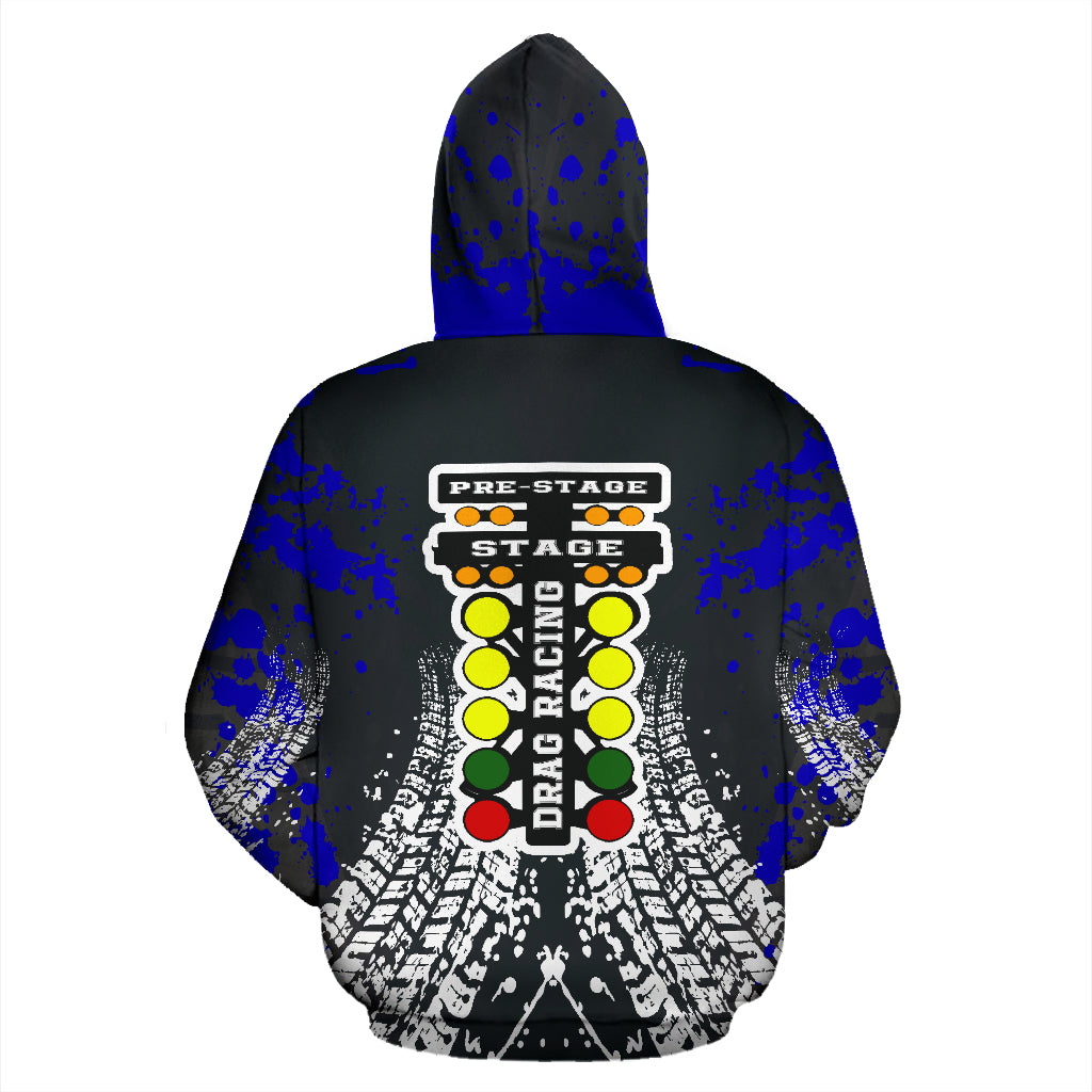 Drag Racing Zip Up Hoodie RBNB