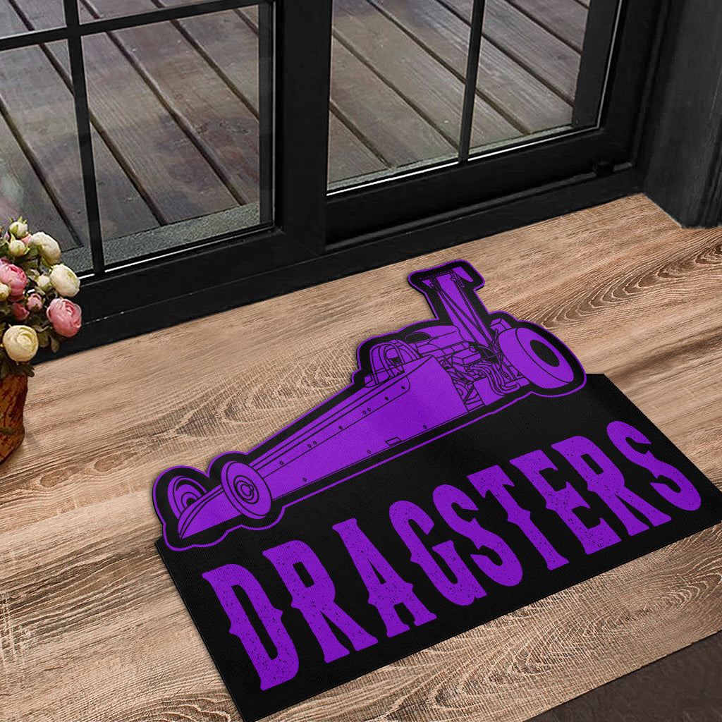 Custom Shaped Dragster Door Mat