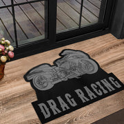 Custom Shaped Hayabusa Bike Door Mat