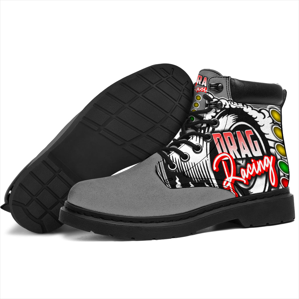 Drag Racing All-Season Boots grey