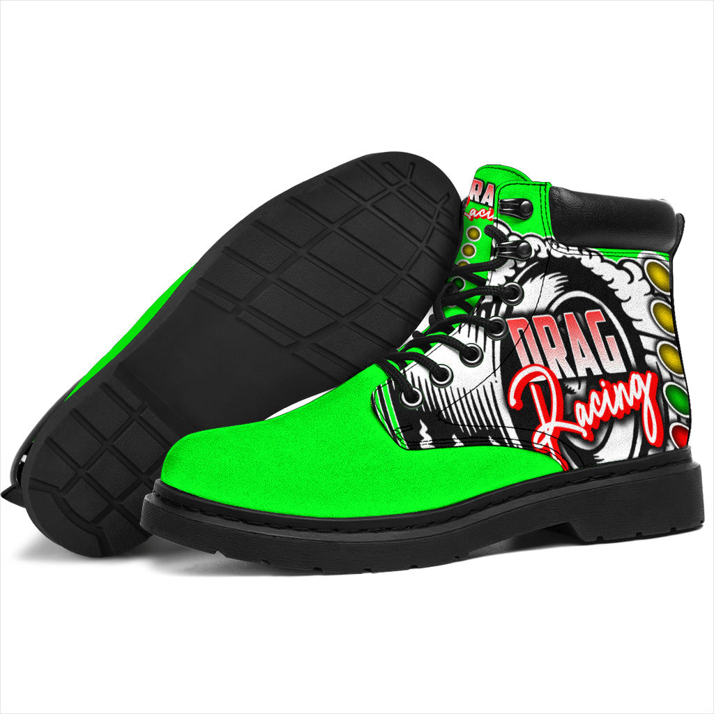 Drag Racing All-Season Boots pistachio