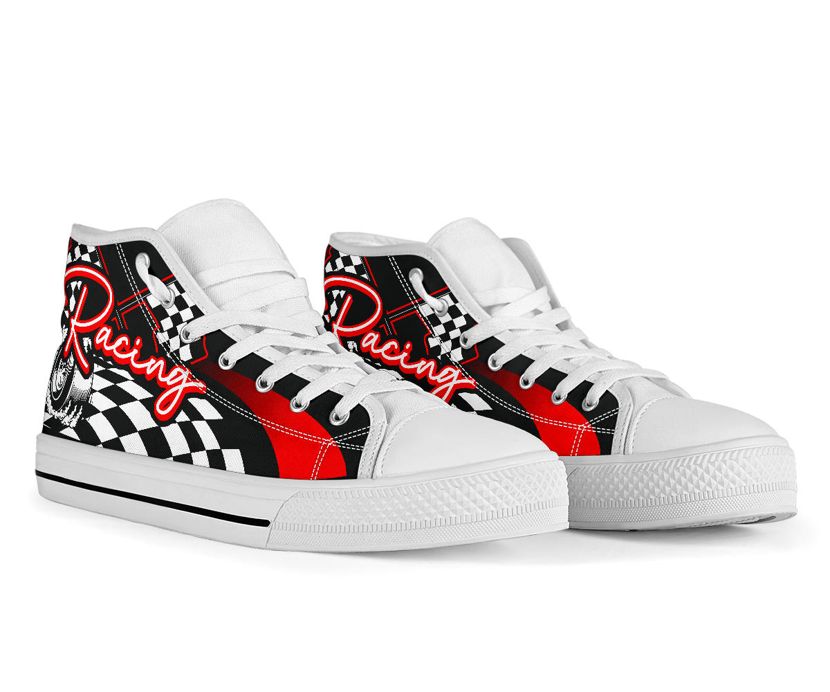 Racing High Top Shoes red
