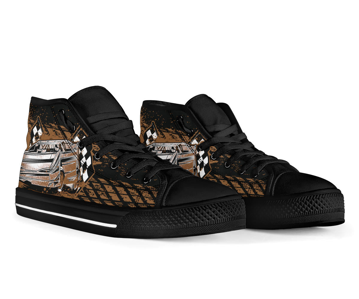 Dirt Racing High Tops Late Model Black