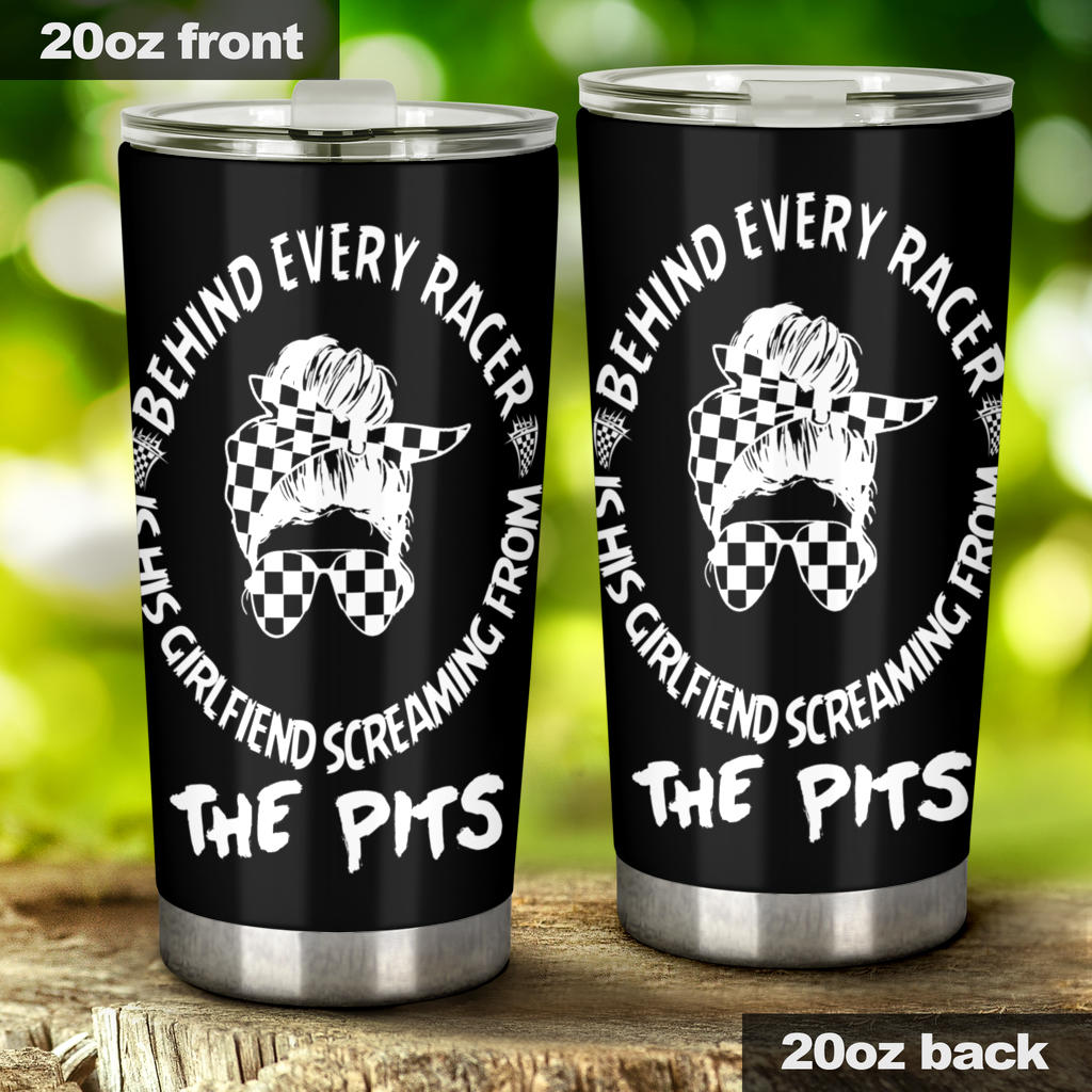racing girlfriend tumbler