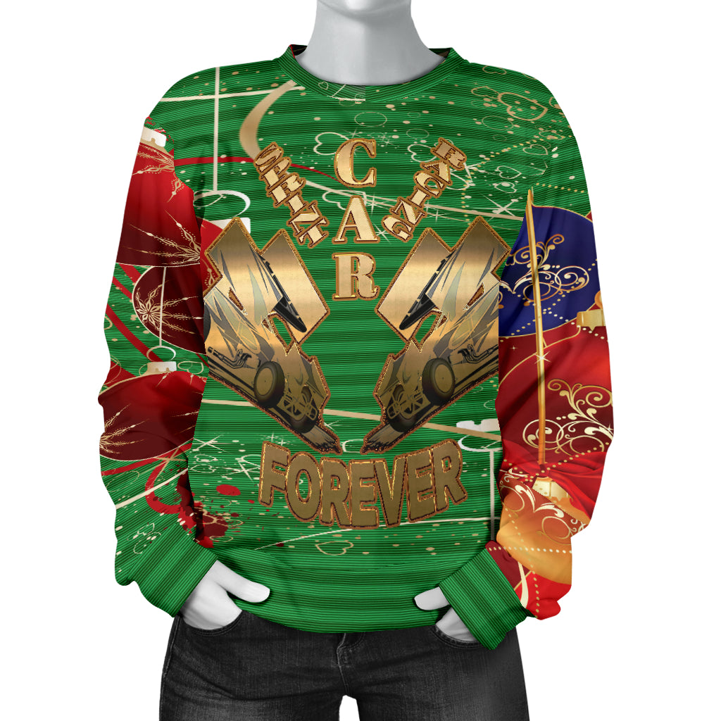 Sprint Car Racing Ugly Women's Sweater
