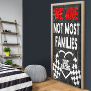 We Are Not Most Families Dirt Racing Door Sock