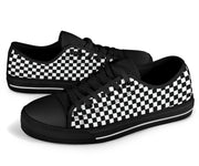 Racing Checkered Low Tops