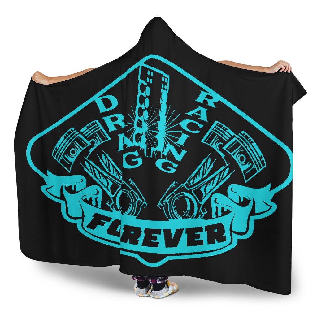 Drag Racing Forever Hooded Blanket