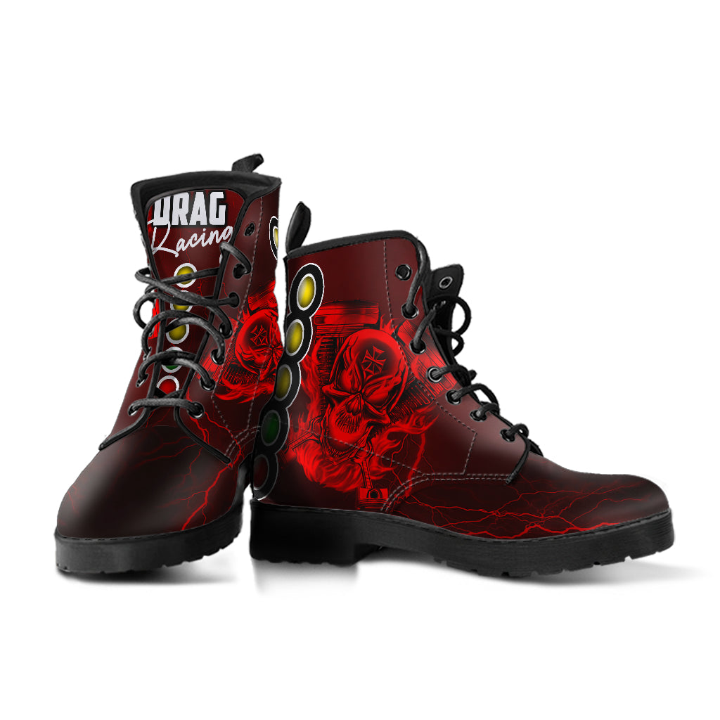 Drag Racing Thunder Skull Boots