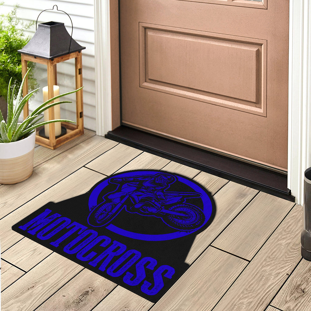 Custom Shaped Motocross Door Mat