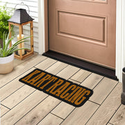 Custom shaped kart racing door mat