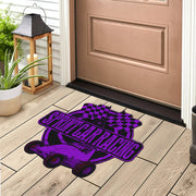 Custom shaped sprint car non-wing door mat