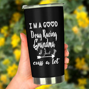 Drag racing tumbler