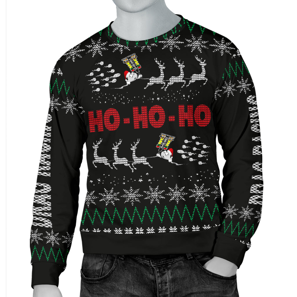 Drag racing men's sweater