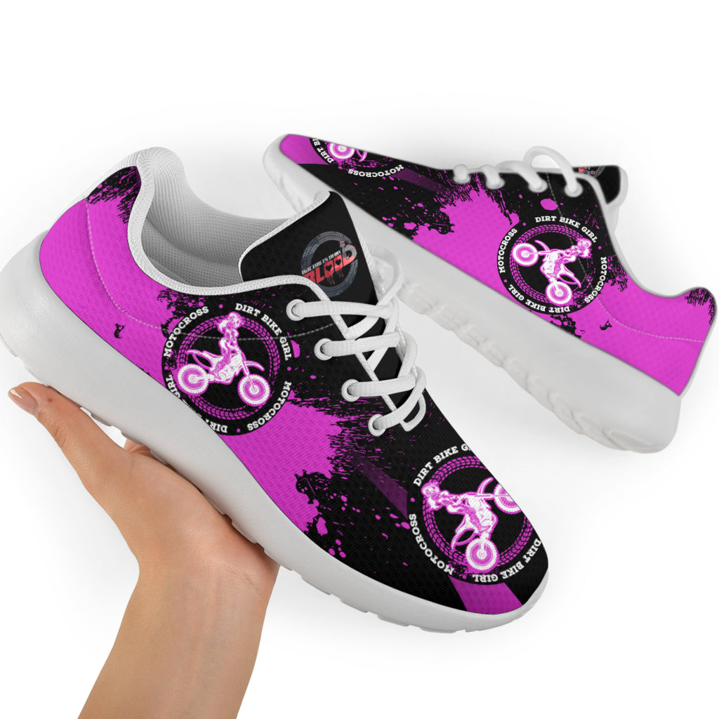 Dirt Bike Girl Sneakers
