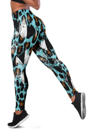 Racing Leopard Checkered Leggings